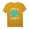 There Is No Planet B Klimaschutz T-Shirt – Statement Design gegen Klimawandel, Umweltschutz & Tierschutz, ideales Geschenk für Naturfreunde
