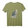 Wolf Silhouette Tiermotiv T-Shirt für Natur- und Tierschutzfans – Geschenkidee für Germanen, Wikinger, Odin & Thor, ideal zu Weihnachten, Geburtstag, Vatertag & Ostern