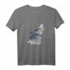 Wolf Silhouette Tiermotiv T-Shirt für Natur- und Tierschutzfans – Geschenkidee für Germanen, Wikinger, Odin & Thor, ideal zu Weihnachten, Geburtstag, Vatertag & Ostern