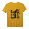 Dutch Shepherd T-Shirt - Niederländischer Schäferhund Hundemotiv, Klassisch geschnitten, doppelt genähter Saum
