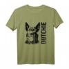 Dutch Shepherd T-Shirt - Niederländischer Schäferhund Hundemotiv, Klassisch geschnitten, doppelt genähter Saum