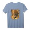 Schäferhund Shirt mit Sonnenaufgang Himmel – Deutscher Schäferhund Motiv für Hunde- und Tierliebhaber