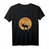 Elch Vollmond T-Shirt – Tierschutz & Skandinavien Design mit Geweih für Natur- und Elchliebhaber