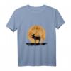 Elch Vollmond T-Shirt – Tierschutz & Skandinavien Design mit Geweih für Natur- und Elchliebhaber