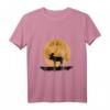 Elch Vollmond T-Shirt – Tierschutz & Skandinavien Design mit Geweih für Natur- und Elchliebhaber