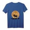 Elch Vollmond T-Shirt – Tierschutz & Skandinavien Design mit Geweih für Natur- und Elchliebhaber