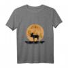 Elch Vollmond T-Shirt – Tierschutz & Skandinavien Design mit Geweih für Natur- und Elchliebhaber