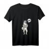 Damen Sturer Norwegischer Elchhund Grau Hund T-Shirt mit V-Ausschnitt – Lustiges Hundeliebhaber Design für Hundehalter & Norsk Elghund Fans