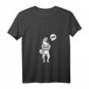 Damen Sturer Norwegischer Elchhund Grau Hund T-Shirt mit V-Ausschnitt – Lustiges Hundeliebhaber Design für Hundehalter & Norsk Elghund Fans