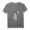 Damen Sturer Norwegischer Elchhund Grau Hund T-Shirt mit V-Ausschnitt – Lustiges Hundeliebhaber Design für Hundehalter & Norsk Elghund Fans