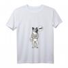 Damen Sturer Norwegischer Elchhund Grau Hund T-Shirt mit V-Ausschnitt – Lustiges Hundeliebhaber Design für Hundehalter & Norsk Elghund Fans
