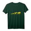 Elch Herzschlag T-Shirt mit skandinavischem Design – Perfekt für Tier- und Nordlichterliebhaber, Geburtstagsgeschenk für Naturliebhaber