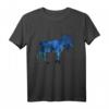 Herren Elch Skandinavien Nordlichter T-Shirt – Perfektes Geschenk für Tier- und Skandinavien-Liebhaber