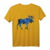 Herren Elch Skandinavien Nordlichter T-Shirt – Perfektes Geschenk für Tier- und Skandinavien-Liebhaber