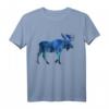 Herren Elch Skandinavien Nordlichter T-Shirt – Perfektes Geschenk für Tier- und Skandinavien-Liebhaber