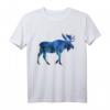 Herren Elch Skandinavien Nordlichter T-Shirt – Perfektes Geschenk für Tier- und Skandinavien-Liebhaber