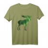 Elch Skandinavien Nordlichter T-Shirt – Perfektes Geschenk für Tierliebhaber und Skandinavien-Fans