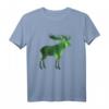 Elch Skandinavien Nordlichter T-Shirt – Perfektes Geschenk für Tierliebhaber und Skandinavien-Fans