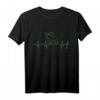 Elch Herzschlag T-Shirt Skandinavien Nordlichter - Perfektes Geschenk für Tier- und Skandinavienliebhaber