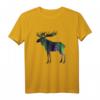 ELCH SKANDINAVIEN NORDLICHTER T-Shirt – Perfektes Geschenk für Tier- und Nordlicht-Liebhaber, Skandinavien Fans