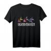 Skandinavien Rentier Flaggen Elch Ren T-Shirt – Perfektes Geschenk für Nord-Europa Fans und Reisende