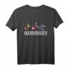 Skandinavien Rentier Flaggen Elch Ren T-Shirt – Perfektes Geschenk für Nord-Europa Fans und Reisende
