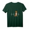 Damen Nova Scotia Duck Tolling Retrievers Herzschlag Hundeliebhaber T-Shirt mit V-Ausschnitt – Perfektes Geschenk für Hundeliebhaber