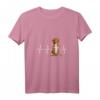 Damen Nova Scotia Duck Tolling Retrievers Herzschlag Hundeliebhaber T-Shirt mit V-Ausschnitt – Perfektes Geschenk für Hundeliebhaber