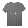 Damen Nova Scotia Duck Tolling Retrievers Herzschlag Hundeliebhaber T-Shirt mit V-Ausschnitt – Perfektes Geschenk für Hundeliebhaber