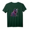 Lustiges Schwarzlicht Glitch Art Katzen-Kätzchen Valentinstag Herz T-Shirt – Süßes Geschenk für Katzenliebhaber und Meme-Fans