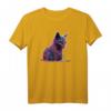 Lustiges Schwarzlicht Glitch Art Katzen-Kätzchen Valentinstag Herz T-Shirt – Süßes Geschenk für Katzenliebhaber und Meme-Fans