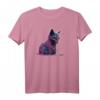 Lustiges Schwarzlicht Glitch Art Katzen-Kätzchen Valentinstag Herz T-Shirt – Süßes Geschenk für Katzenliebhaber und Meme-Fans