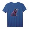 Lustiges Schwarzlicht Glitch Art Katzen-Kätzchen Valentinstag Herz T-Shirt – Süßes Geschenk für Katzenliebhaber und Meme-Fans