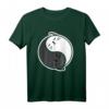 Yin & Yang Katze Yoga Kawaii Meow Kitty T-Shirt – Lustiges Katzenmotiv für Yoga, Otakus & Spirituelle, perfekt als Geschenk zu Geburtstag & Weihnachten