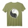 Yin & Yang Katze Yoga Kawaii Meow Kitty T-Shirt – Lustiges Katzenmotiv für Yoga, Otakus & Spirituelle, perfekt als Geschenk zu Geburtstag & Weihnachten