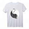 Yin & Yang Katze Yoga Kawaii Meow Kitty T-Shirt – Lustiges Katzenmotiv für Yoga, Otakus & Spirituelle, perfekt als Geschenk zu Geburtstag & Weihnachten