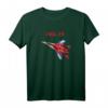 MIG 29 Fulcrum russischer Kampfflugzeug T-Shirt – Coole Militär- und Luftfahrtgeschenke für Flugzeugfans