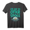 OTTER SPACE Süßes Otter Kinder T-Shirt - Perfektes Geschenk für Tierfreunde, Otter Fans & Tierpflegerinnen zum Welt Otter Tag & Geburtstag
