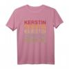 Personalisiertes Kerstin T-Shirt mit Retro Sonnenuntergang-Design – Perfektes Geschenk für Frauen, Mädchen, Ehefrauen, Freundinnen, Mutter oder Tochter