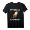 Otter Nachthemd Schlafshirt Pyjama Geschenk - Witziges Schlafoutfit für Damen und Herren, Langschläfer & Nachteulen