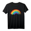 Regenbogen mit bunten Farben - Retro Vintage T-Shirt für Festivals, Partys & LGBTQIA2S+ Events, ideal als Geschenk