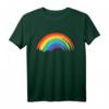 Regenbogen mit bunten Farben - Retro Vintage T-Shirt für Festivals, Partys & LGBTQIA2S+ Events, ideal als Geschenk