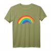 Regenbogen mit bunten Farben - Retro Vintage T-Shirt für Festivals, Partys & LGBTQIA2S+ Events, ideal als Geschenk