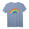 Regenbogen mit bunten Farben - Retro Vintage T-Shirt für Festivals, Partys & LGBTQIA2S+ Events, ideal als Geschenk