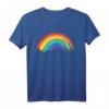 Regenbogen mit bunten Farben - Retro Vintage T-Shirt für Festivals, Partys & LGBTQIA2S+ Events, ideal als Geschenk