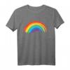 Regenbogen mit bunten Farben - Retro Vintage T-Shirt für Festivals, Partys & LGBTQIA2S+ Events, ideal als Geschenk