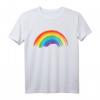 Regenbogen mit bunten Farben - Retro Vintage T-Shirt für Festivals, Partys & LGBTQIA2S+ Events, ideal als Geschenk