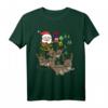 Otter Weihnachts T-Shirt mit Schlittenmotiv – Lustiges Tierliebhaber Weihnachtsoutfit für Familie und Freunde