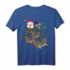 Otter Weihnachts T-Shirt mit Schlittenmotiv – Lustiges Tierliebhaber Weihnachtsoutfit für Familie und Freunde