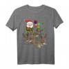 Otter Weihnachts T-Shirt mit Schlittenmotiv – Lustiges Tierliebhaber Weihnachtsoutfit für Familie und Freunde